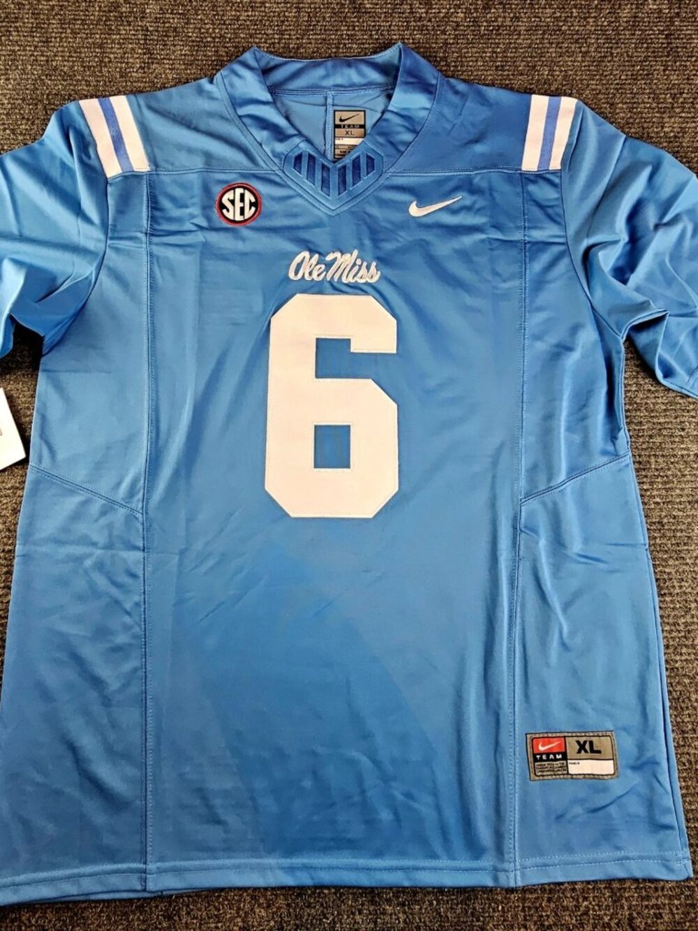 Trinidad Chambliss Stitched Powder Blue Jersey Vapor
